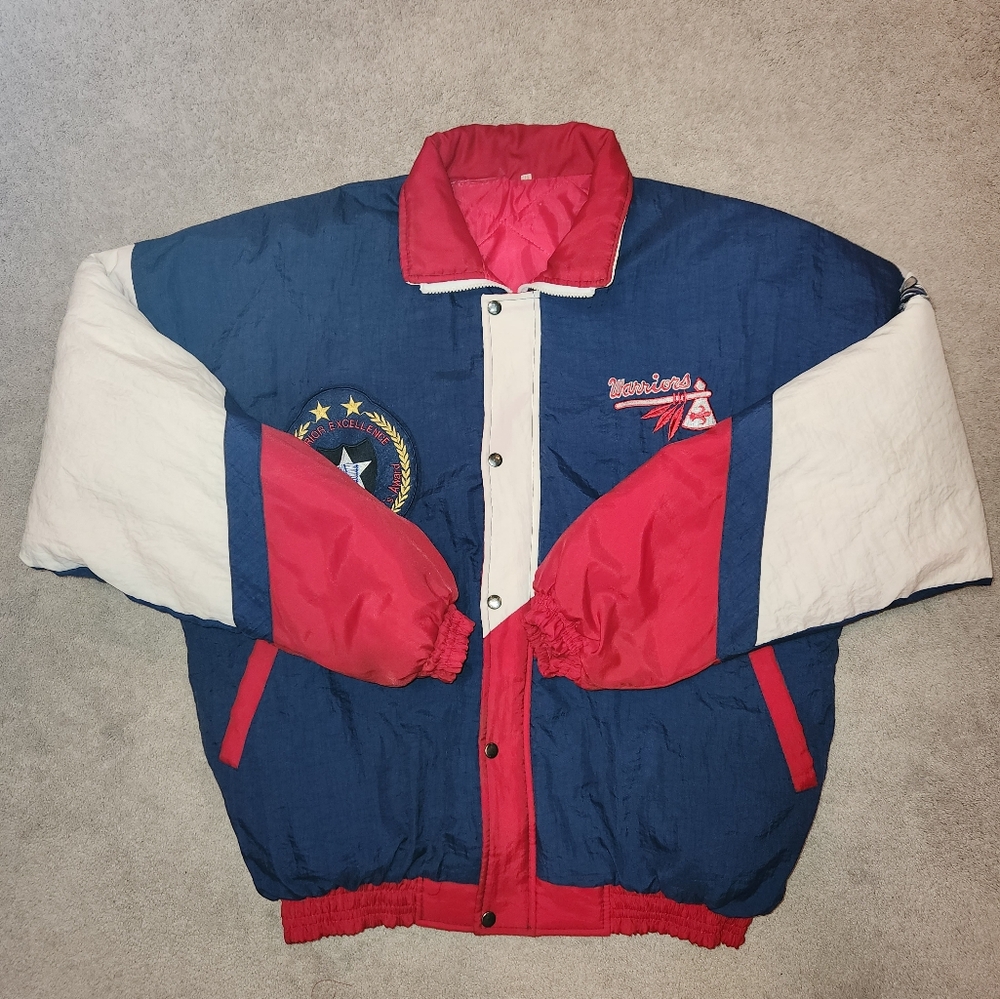 Vintage US Military Jacket , Army 2nd Infantry Division Puffer, Men's XL